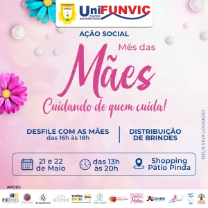 AÇÃO SOCIAL: MÊS DAS MÃES