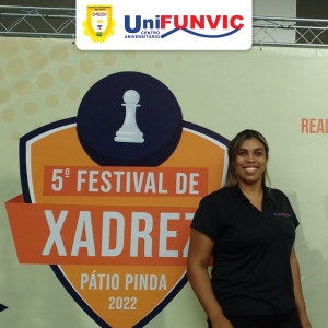 UNIFUNVIC PARTICIPA DE 5º FESTIVAL DE XADREZ NO SHOPPING PÁTIO PINDA