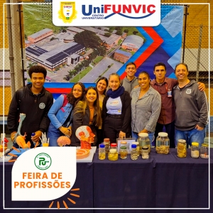 O UniFUNVIC marcou presença na Feira de Profissões promovida pela Escola Estadual Paulo Virgínio - Cunha/SP.