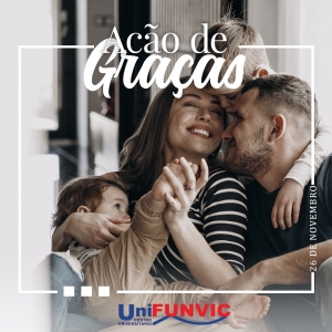 26 de Novembro - Ação de Graças