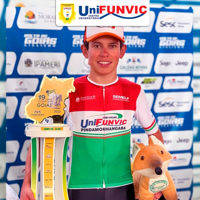 Euller Magno conquista título da Volta Ciclística de Goiás para UniFUNVIC