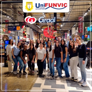 Alunos de Nutrição do UniFUNVIC visitam o novo Graal de Pindamonhangaba